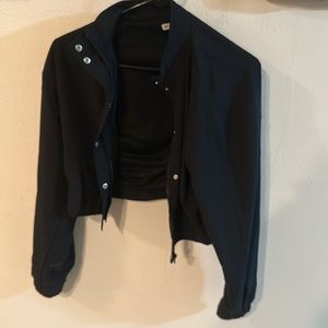 Forever 21 cropped sport jacket